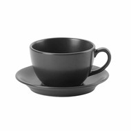 Porcelite Graphite schotel v/soepkop Ø16cm doos à 108 Porcelite Graphite schotel v/soepkop Ø16cm doos à 108