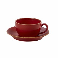 Porcelite Magma schotel v/soepkop Ø16cm doos à 108