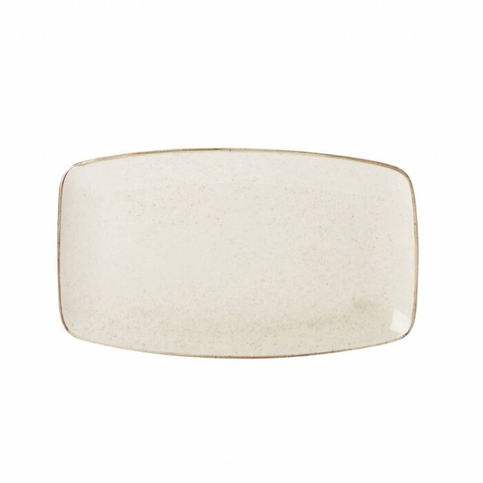 Porcelite Rechthoekig bord Oatmeal 31 x 18 cm – per 6 stuks