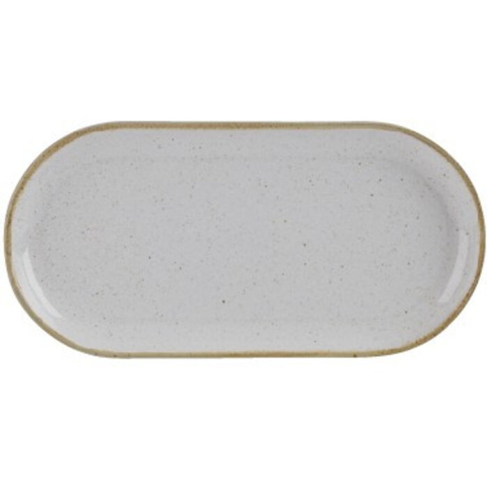 Porcelite smal ovaal bord 30x15cm doos à 6