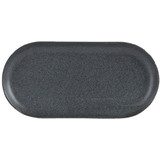 Porcelite Graphite smal ovaal bord 30x15cm doos à 6