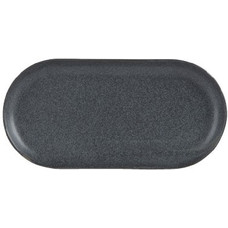 Porcelite Graphite smal ovaal bord 30x15cm doos à 6