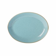 Porcelite Sea Spray ovaal bord 30,5x23,5cm doos à 6