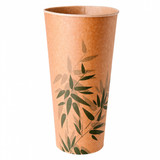 Beker karton 660cc bruin 22 OZ "Feel Green" doos à 20x50=1000 stuks Garcia de Pou