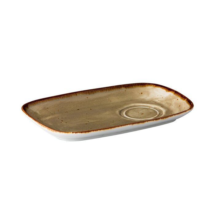 Multifunctionele schotel rechthoekig reactief sand 25 x 15 cm – per 6 stuks