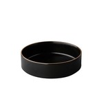 Q Authentic Japan diep bord stapelbaar zwart Ø20cm H5,5cm doos à 8