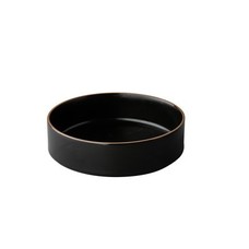 Q Authentic Japan diep bord stapelbaar zwart Ø20cm H5,5cm doos à 8