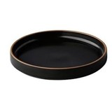 Japan bord zwart 15 cm – per 6 stuks