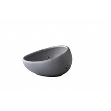 Tinto kom schuin mat grijs S 8,9 cm – per 6 stuks