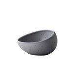 Tinto kom schuin mat grijs M 10 cm – per 6 stuks