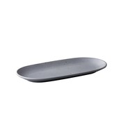 Tinto serveerbord ovaal mat grijs 30 x 15 cm – per 6 stuks