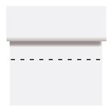 Tafelpapier Airlaid wit 120x1.20 meter voor geperforeerd