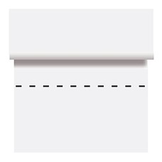 Tafelpapier Airlaid wit 120x1.20 meter voor geperforeerd