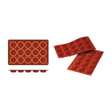 Bakvorm Tartelettas – 0,025 l – siliconenrubber (VMQ)