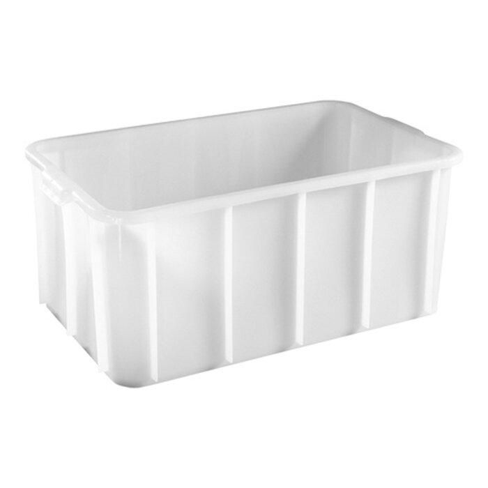 Stapelbak wit 26(h)x65x37cm 46ltr