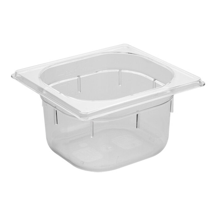 CaterChef Bak gastronorm GN1/6 100 mm – Transparant