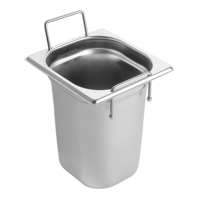 CaterChef (niet ster) Bak gastronorm GN1/6  200 mm – 3,100 l – roestvrijstaal 18/08