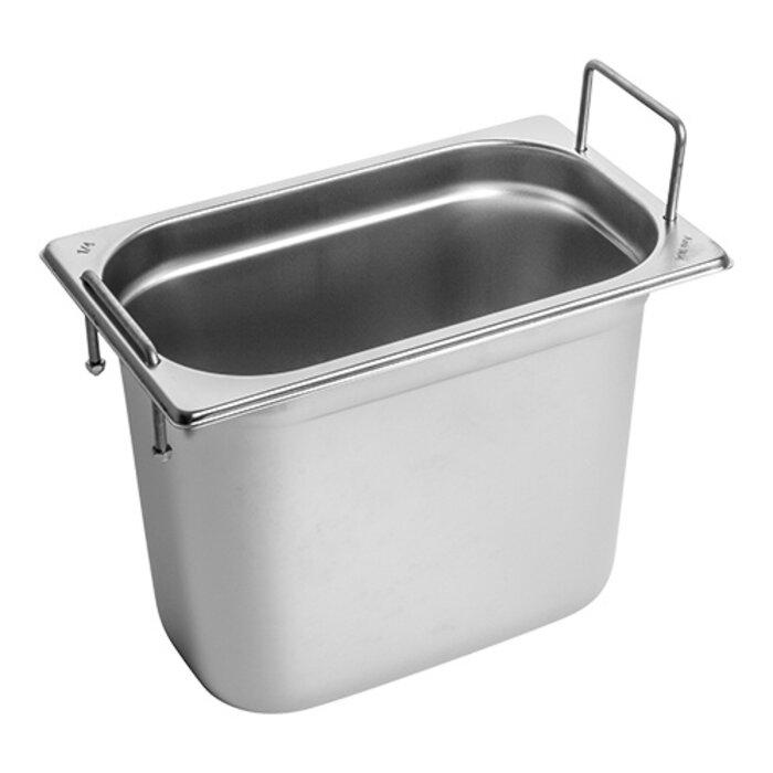 CaterChef (niet ster) Bak gastronorm GN1/4  200 mm – 4,800 l – roestvrijstaal 18/08