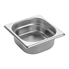 CaterChef (niet ster) Bak gastronorm GN1/6  065 mm – 1,000 l – roestvrijstaal 18/08