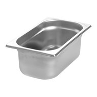 Bak gastronorm GN1/4  100 mm – 2,500 l – roestvrijstaal 18/08