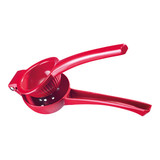 Citroen/limoen knijper – aluminium (Al) – rood
