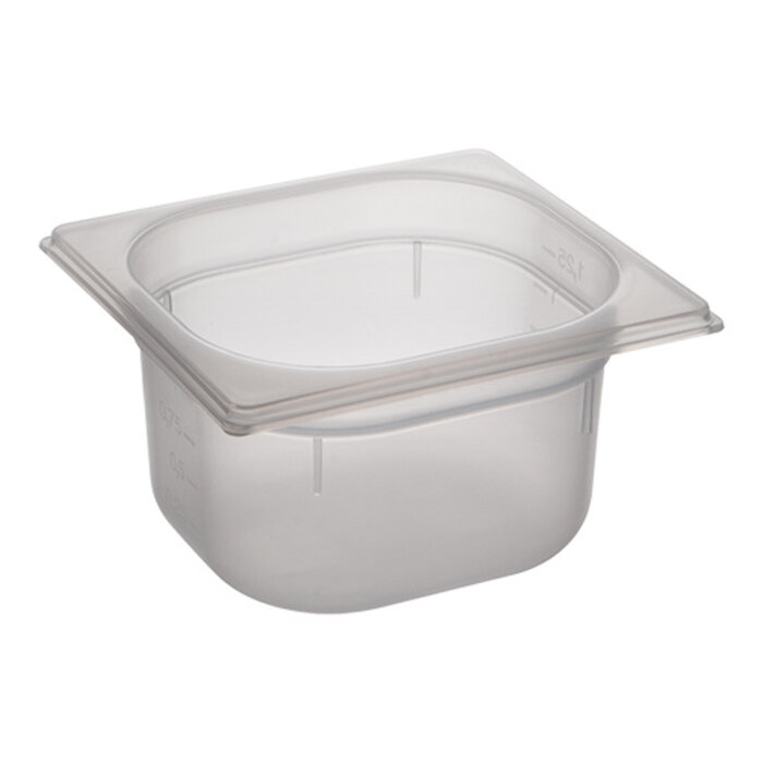 CaterChef (niet ster) Bak gastronorm GN1/6  100 mm – 1,500 l – polypropyleen (PP)