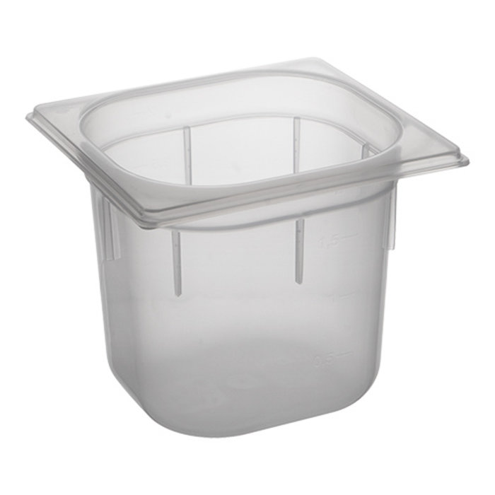 CaterChef (niet ster) Bak gastronorm GN1/6  150 mm – 2,200 l – polypropyleen (PP)