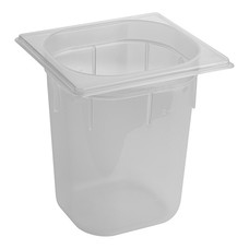 Bak gastronorm GN1/6  200 mm – 3,100 l – polypropyleen (PP)