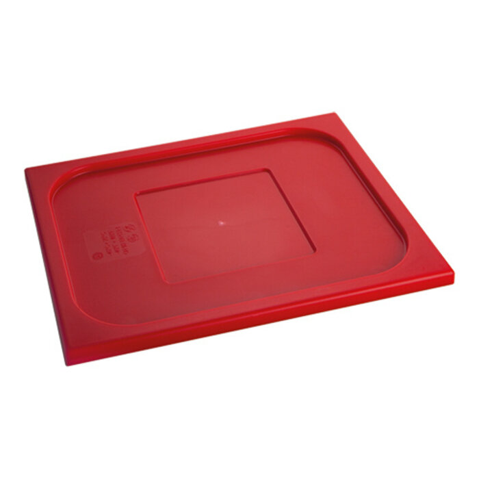 CaterChef (niet ster) Deksel gastronorm  GN1/2 – polypropyleen (PP) – rood