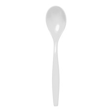 Theelepel – styreen-acrylonitril (SAN) – wit