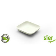 Bagastro bord vierkant 8x8cm krimp à 40 stuks Bagastro bord vierkant 8x8cm krimp à 40 stuks