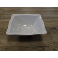 Renaud Ponte schaal 19x19cm /25cm doos à 6 wit hard hotelporselein