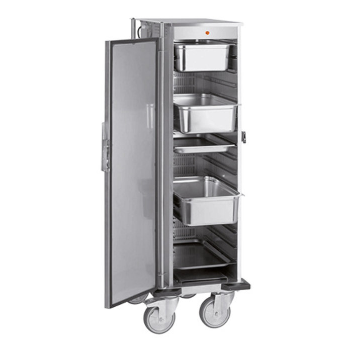 Warmhoudwagen 1/1 gastronorm 10 regalen 109(H)67x50cm