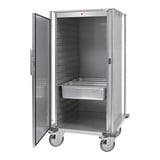Warmhoudwagen 2/1 gastronorm 10 regalen 109(H)77x88cm