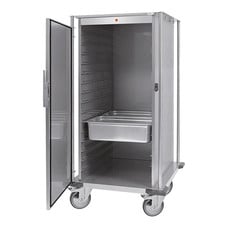 Warmhoudwagen 2/1 gastronorm 10 regalen 109(H)77x88cm