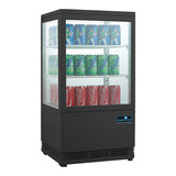 Koelvitrine – 58,000 l – zwart
