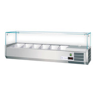 Koelvitrine – 53,000 l – roestvrijstaal 18/08