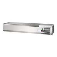 Koelvitrine – 42,000 l – roestvrijstaal 18/08