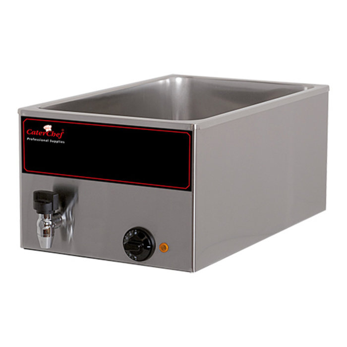 Caterchef bain Marie rvs 23(H)x54x34cm 230V 1000W met aftapkraan