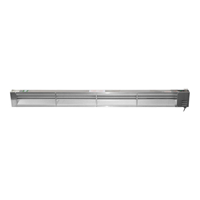 Infrarood warmer aluminium m/aan/uitschakelaar L168cm 230V 1140 W