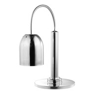 Warmhoudunit  rvs met 1 lamp chroom
