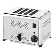 Caterchef broodrooster 4 sleuven rvs 230V Caterchef broodrooster 4 sleuven rvs 230V