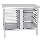 Werktafel  100cm – roestvrijstaal
