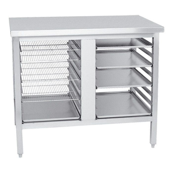 EMGA Werktafel  100cm – roestvrijstaal