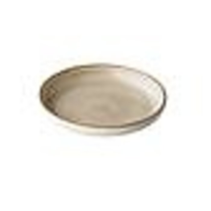 Q AUTHENTIC Jersey bord rond diep grijs 26,5 cm – per 12 stuks