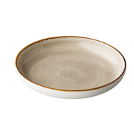 Jersey diep rond bord grijs 23,5 cm – per 6 stuks