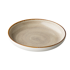 Jersey diep rond bord grijs 23,5 cm – per 6 stuks
