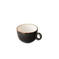 Jersey koffiekop stapelbaar bruin 160 ml – per 6 stuks