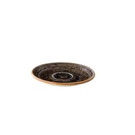 Q Authentic Jersey espressoschotel donkerbruin Ø13cm doos à 6