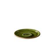 Jersey espresso schotel groen 13 cm – per 6 stuks